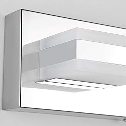 SOLFART LED Dimmable Modern Closs Chrome Bathroom