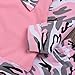 Happy Town Baby Boys Girls Family Clothes Long Sleeve Camouflage Leopard Top and Pants Outfits Set Autumn Clothing (Pink, 12-18 Months)