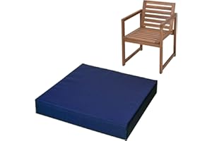 Outdoor seat Cushions 20" x 22" (50 x 56 cm) Thick Waterproof， Soft & Comfortablewith Removable Cover - High Resilience Foam 