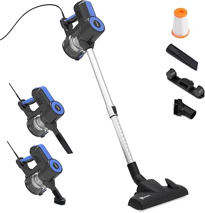 Akitas S12 Corded Bagless Vacuum Cleaner 2 in 1 Handheld Stick 600W