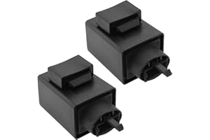 OTOTEC 2Pcs LED Indicator Flasher Relay 3 Pin Compatible with Honda CRF300L VTR1000F Fast Flash Fix 38300KK9951 Motorcycle LED Turn Signal Accessories