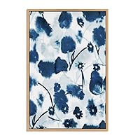 SIGNWIN Framed Canvas Wall Art Ink Painting Canvas Prints Home Artwork Decoration for Living Room,Bedroom - 16x24 inches