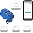 YoLink LoRa Smart Water Leak Protection System, 3/4" Valve, Battery Powered (10+ Years), NSF Certified Stainless Steel Motorized Shut-Off, 1/4-Mile Range, Alexa, IFTTT, Home Assistant