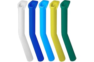 50PCs Dental Grade Plastic Adult High Volume Surgical Aspirator Suction Tips by VASTMED | Autoclavable Disposable Dental Surgical Strong Suction Tubes Tips