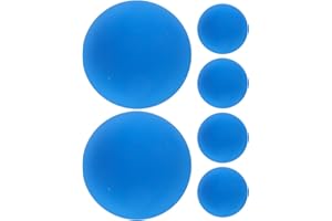 VOSAREA 6pcs Bouncy Hand Ball: Squash Training Reaction Balls – Rubber Bouncy Handballs - Racquetball Practice Equipment for 