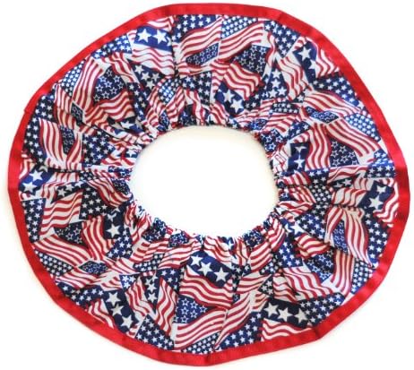 Rrruffler Patriotic Pup American Flag Design Decorative Collar, Medium