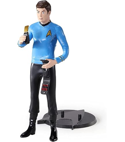 The Noble Collection Uhura BendyFig: Figura Flexible De Star Trek De 18cm - Oficial Y Coleccionable
