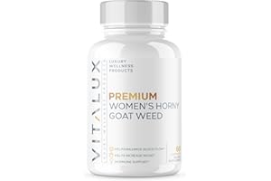 EPN SUPPLEMENTS VITALUX || #1 Rated Premium Women's 9-in-1 Horny Goat Weed || Female Health, Mood, Optimize Blood Flow | Ultra Dosed Formula w/ 8 Powerful Ingredients | 3rd Party Tested + USA Made - 60 Capsules