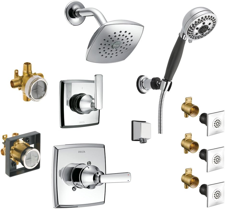 Delta Ks14264 Drh55b00 Ch Ashlyn Monitor Shower Kit 6 Setting 3