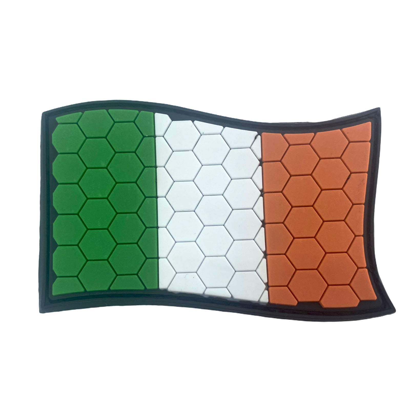 Ireland Irish Honeycomb Flag Airsoft PVC Morale Cosplay Team Patch