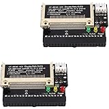 Ximimark 2Pcs Compact Flash CF Card to 3.5 Female 40 Pin IDE Hard Drive Bootable Adapter Converter Module