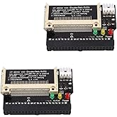 Ximimark 2Pcs Compact Flash CF Card to 3.5 Female 40 Pin IDE Hard Drive Bootable Adapter Converter Module