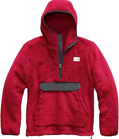 Amazon Com The North Face Campshire Pullover Hoodie Cardinal Red Asphalt Grey Xl Clothing