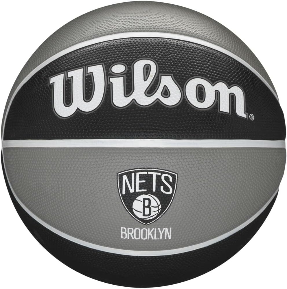 Wilson NBA Team Tribute Basketball Brooklyn Nets Size 7 Outdoor Rubber