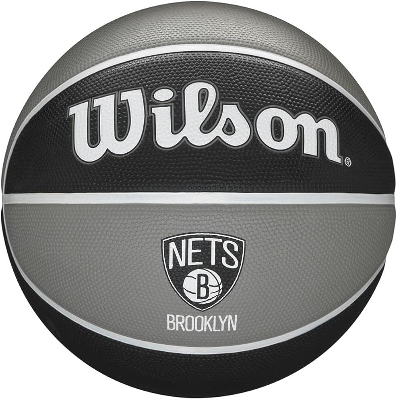 Wilson NBA Team Tribute Basketball Brooklyn Nets Size 7 Outdoor Rubber