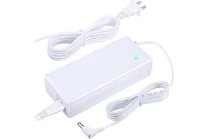 Enhon 24V Power Cord Replacement Compatible with Cricut Explore 3 Cutting Machine, 2.5A AC DC Power Adapter Replacement Cord with 90 Degree Connector Compatible with Cricut Explore 3, White