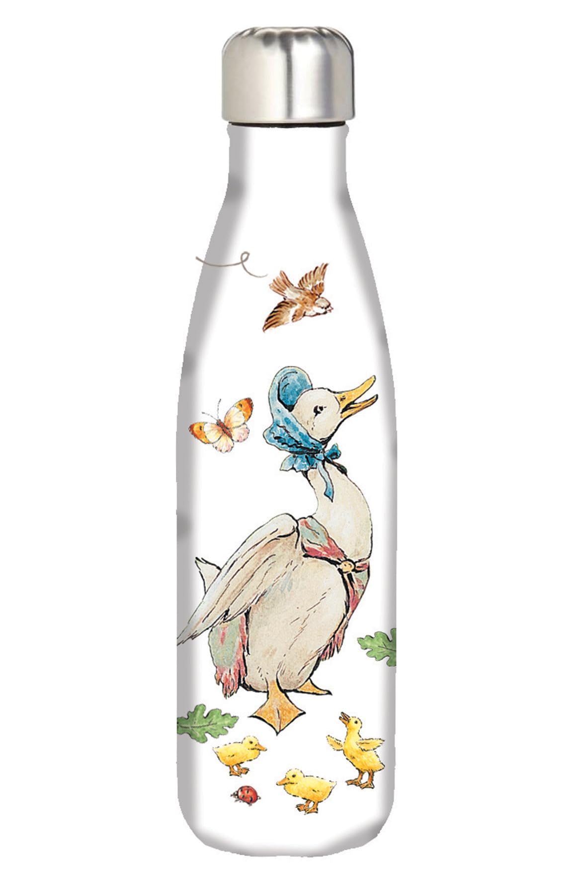 Peter Rabbit Hydration Bottle, Stainless Steel, White, 16.9oz