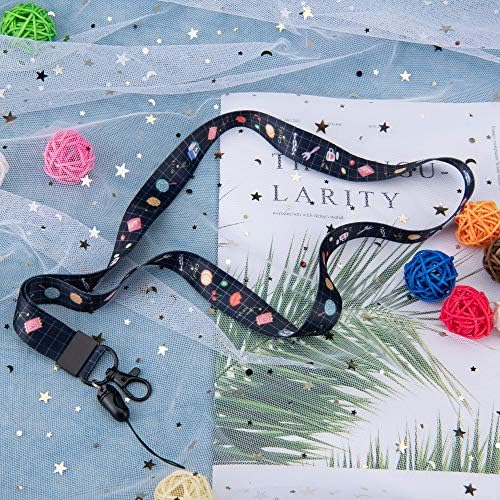 Lanyard Neck Strap for Mobile Phone,ID Card holder,keys,Keychain Holder,Lanyards with Safety Breakaway Clip Suitable for Business Exhibition Office Group Students Adults.