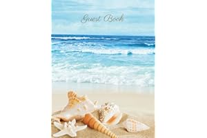 Guest Book: Visitor Guest Book for Vacation Home | Beach House Rental Guest Sign in Log Book for Airbnb, VRBO, Bed & Breakfas