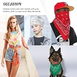 Aomig Bandana Head Scarf Men Women Paisley Print Multi Purpose Headwear Dark view 5