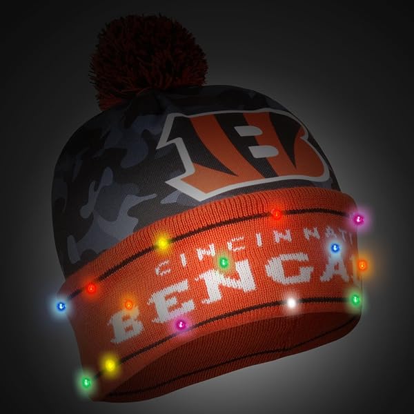 FOCO ATLANTA FALCONS CAMOUFLAGE LIGHT UP PRINTED BEANIE