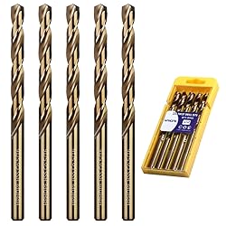 5/16 Inch Cobalt Drill Bits 5Pcs - HPHOPE M35 HSS