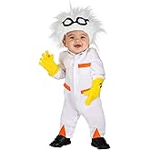 Doc Brown Baby Costume - Jumpsuit, Gloves, Wig - Back to the Future