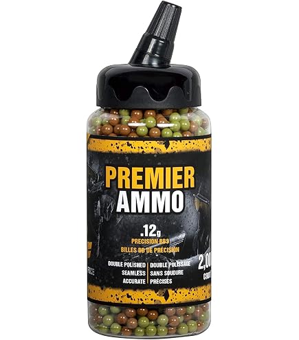 ARSUK Billes d'airsoft 6 mm 0,20 g – Noir - 2000 pièces - Billes en plastique 6 mm sans couture pour la pratique cible de précision et les billes de tir tactique