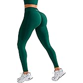 BRXL Butt Lifting Lycra No Front Seam Workout Leggings for Women Tummy Control High Waist Seamless Gym Running Leggings