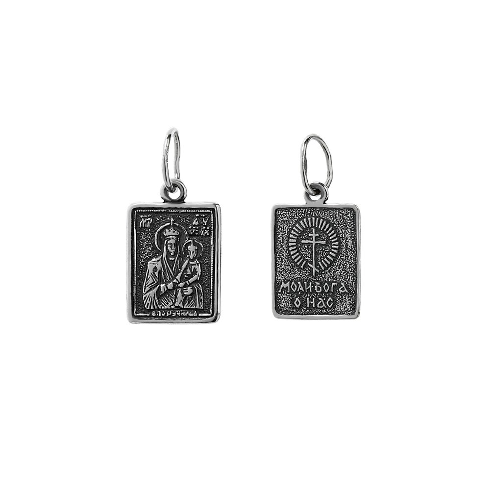 NKlaus 925 sterling silver pendant Orthodox GM Refuge of Sinners 6288