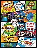 Blank Comic Book: Draw your own Comics (Large 8.5