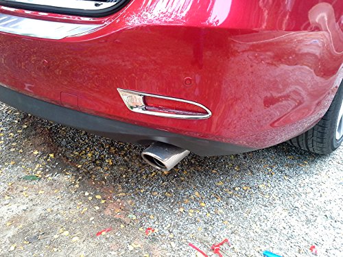2 Chrome+Light+Cover+Mazda+2013+2018