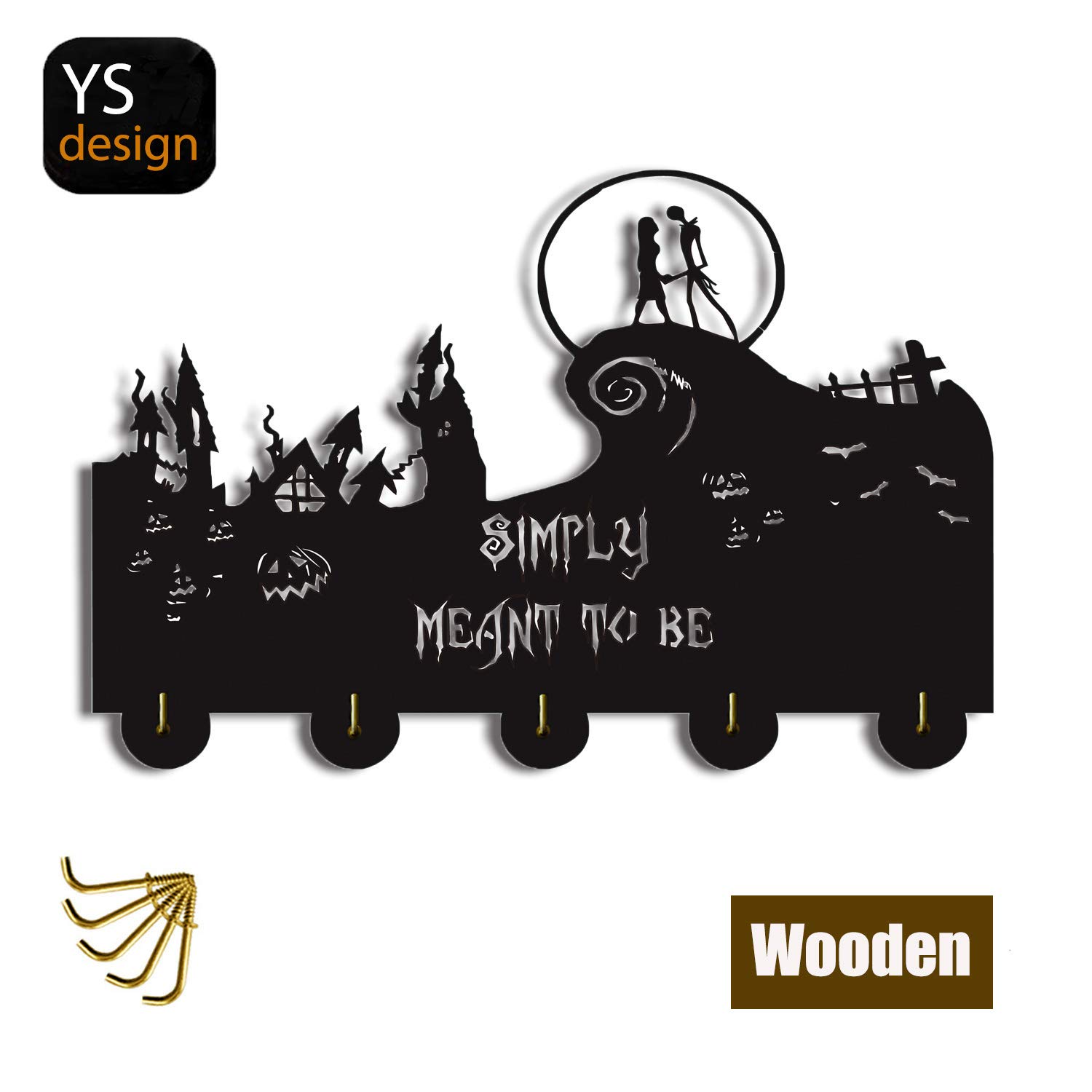 The Nightmare Before Christmas Key HooksWall Hooks Heavy