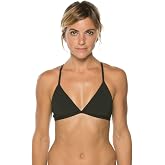 JOLYN Triangle Tie-Back Athletic Bikini Top for Competitive Swimming, Lifeguarding, Coverage Women's Swimsuit Top