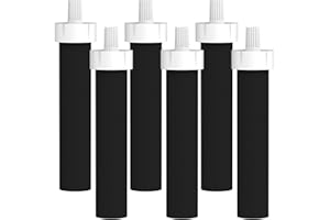 GLACIER FRESH Water Bottle Filters, Replacement for Brita BB06, Brita Hard Sided and Sport Water Bottle Filter, 6 Count