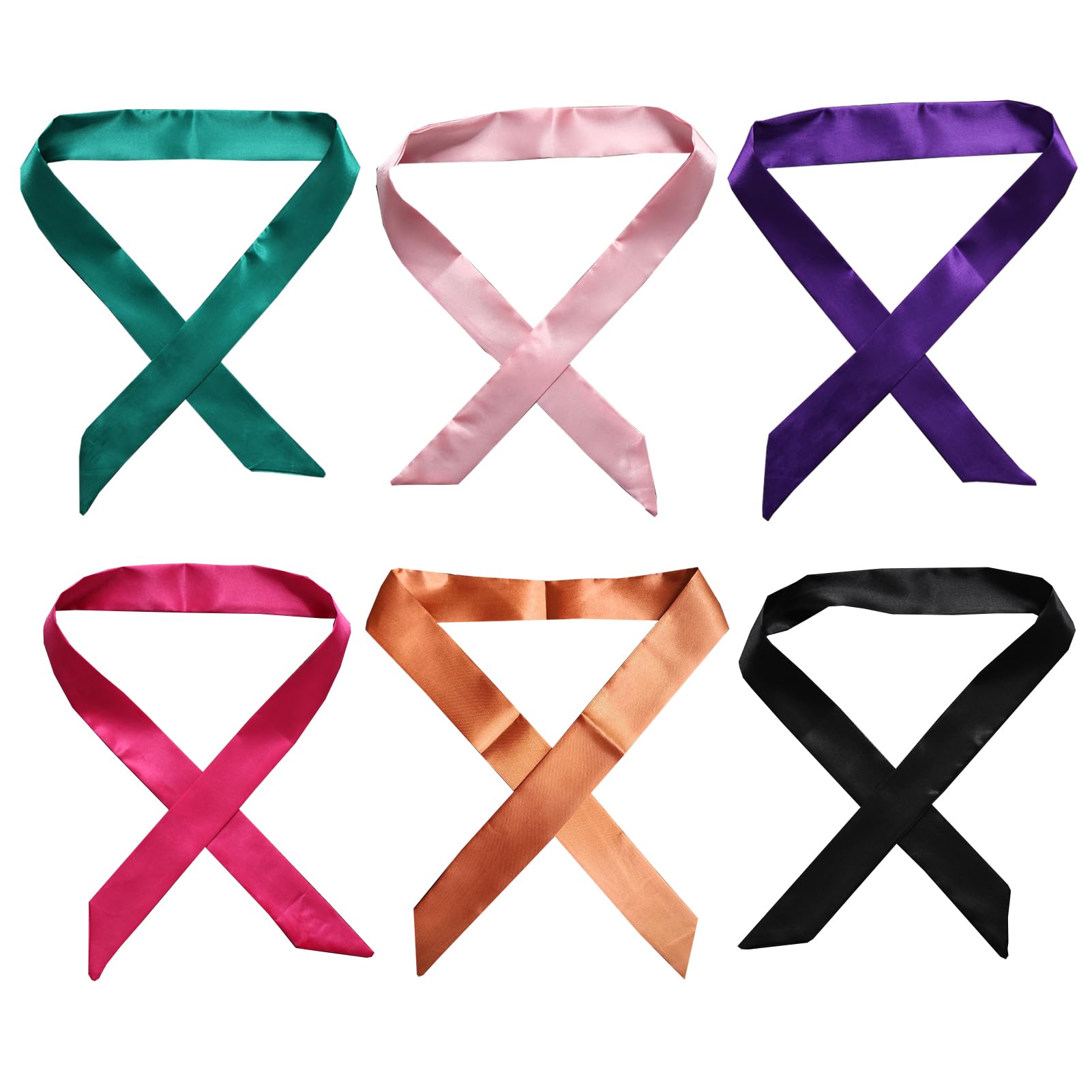 ROZKVIKA Purse Handle Scarf Handbag Scarf Skinny Purse Scarfs Handle Wrap Ribbon Scarf Purse Handle Cover Wraps Head Band Silk Scarf for Purse Handle Narrow Scarf for Bag Handbag