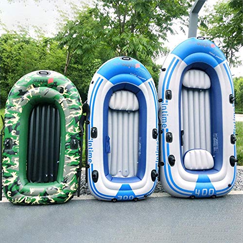 Aufblasbares Rafting-Boot-Set, aufblasbare Floße, Sport aufblasbares Kajak Kanu Boot mit Paddeln verdicktes Angelboot… – Bild 7