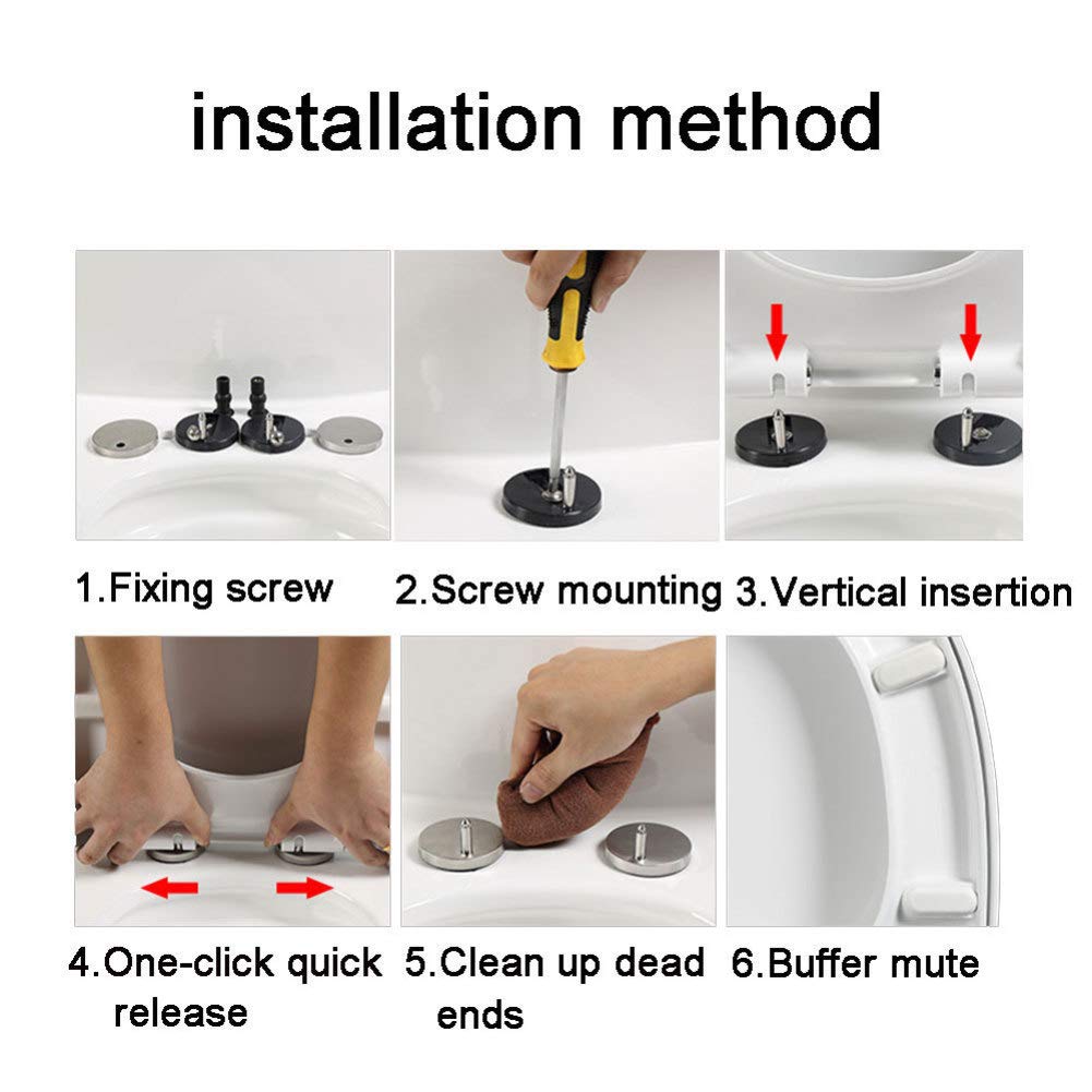 Asientos para inodoro Hogar y cocina alarga el grano de madera Resina