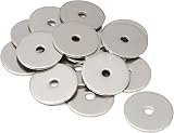 AMLOOPH M4 x 25mm Stainless Steel Washer 304 1.5mm Thick 50 Pack