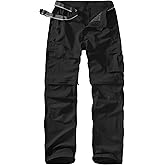 Hiking Pants Men Convertible Quick Dry UPF 50 Lightweight Zip Off Safari Fishing Travel Cargo Trousers