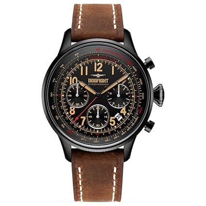 Wingman Analogue Black Dial Mens Watch(DF0032)