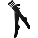 JHSSFSK Knee High Socks for Women, Long Tall Knee Tube Socks