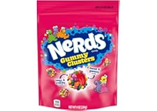 Nerds Gummy Clusters Candy, Rainbow, Resealable 8 Ounce Bag