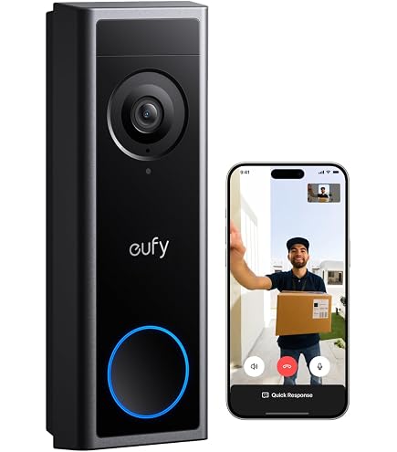 Amazon.com: eufy Video Doorbell C31 & SoloCam S340 (Bundle),4K FHD