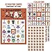 KD KIDPAR 52PCS Halloween Bingo Cards Game Set for Kids and Whole Family - 40 Players, Reusable and Easy Read