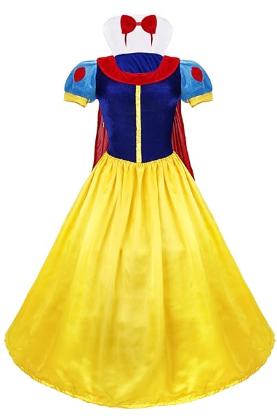 iEFiEL Damen Sexy Märchen Prinzessin Kostüm Kleid Kostüm für Erwachsenen, Karnevalskostüme Faschingskostüm Themenpartys Fasch