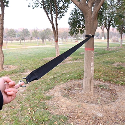 Songmics Befestigungs Set Aufhängeset für Hängematte max. 200 kg, Maße pro Band: 320 x 5 cm (LxB) GDC01P – Bild 8