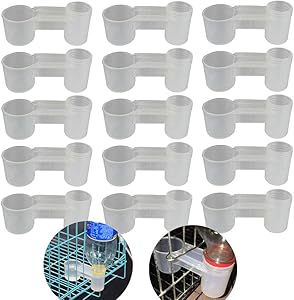 VinBee 15 Pcs Plastic Pigeons Feeder