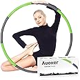 Auoxer Fitness Exercise Weighted Hoops, Lose Weight Fast by Fun Way to Workout, Fat Burning Healthy Model Sports Life, Detach