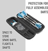 Harrows Blaze Darts Wallet Case Holds 3 Darts and Accessories Fire Grey view 3